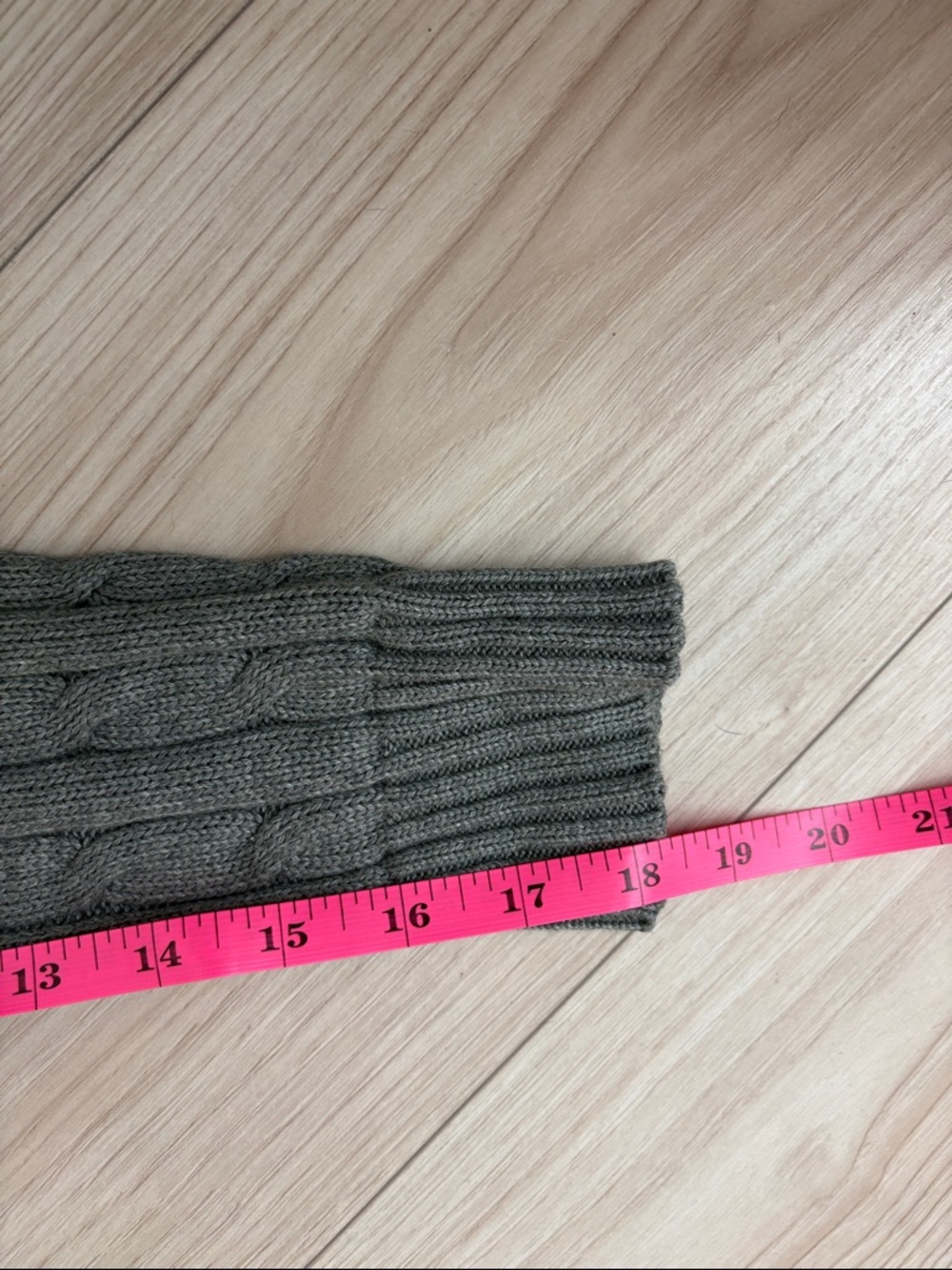 Polo by Ralph Lauren Grey Cable-Knit Crewneck Sweater - Picture 4 of 8